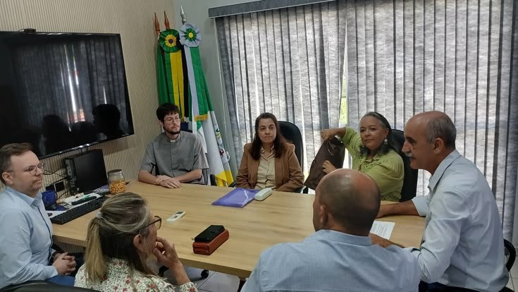 Reunião na Câmara de Vereadores de Capão do Leão — RS