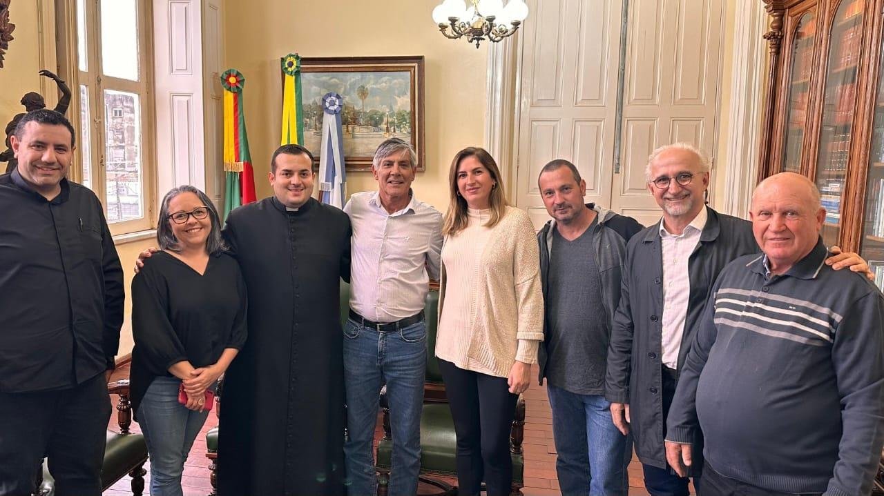 Reunião com o prefeito de Pelotas, Fernando Marroni, sobre a Igreja Santa Ana